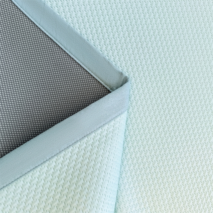 91家纺网 家纺一手货源 找家纺 喜居 2026新款PE凉感小熊刺绣平席席子凉席 PE凉感刺绣平席-Miss Bear-绿