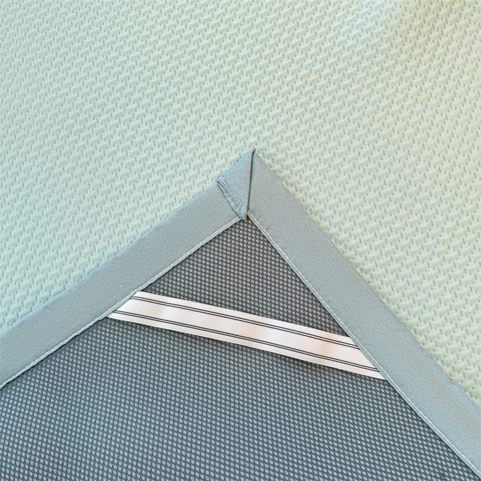 91家纺网 家纺一手货源 找家纺 喜居 2026新款PE凉感小熊刺绣平席席子凉席 PE凉感刺绣平席-Mr. Bear-绿