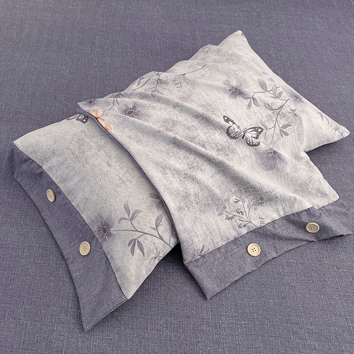 91家纺网 家纺一手货源 找家纺 （总）圣比熊 2026新款A类原麻纽扣枕套宿舍单只枕芯套枕头套一对装枕芯内胆套