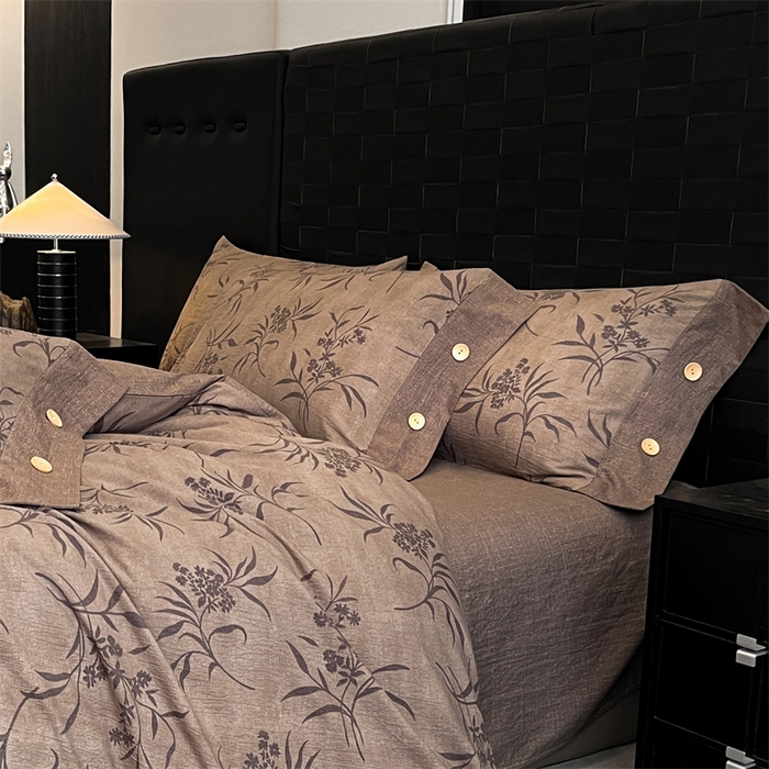 91家纺网 家纺一手货源 找家纺 梦舒羽 2026新款A类原麻纽扣枕套宿舍单只枕芯套枕头套一对装枕芯内胆套 素锦