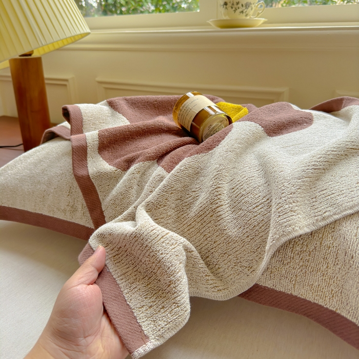 91家纺网 家纺一手货源 找家纺 （总）乐家毛巾被（工厂自产自销） 2026新款A类全棉纯棉色织提花抗菌毛圈枕巾