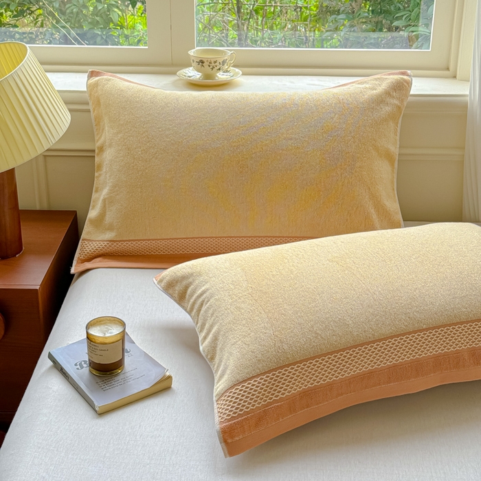 91家纺网 家纺一手货源 找家纺 （总）乐家毛巾被（工厂自产自销） 2026新款A类全棉纯棉色织提花抗菌毛圈枕巾