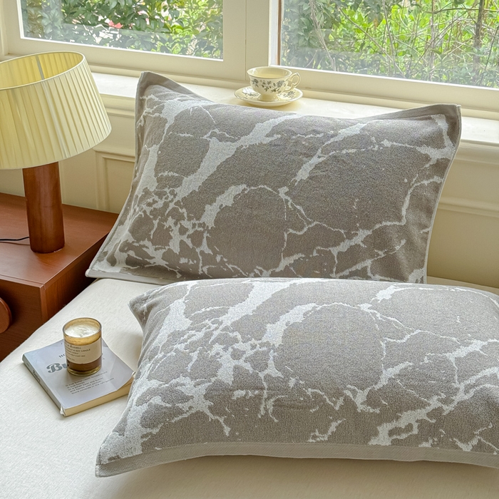 91家纺网 家纺一手货源 找家纺 （总）乐家毛巾被（工厂自产自销） 2026新款A类全棉纯棉色织提花抗菌毛圈枕巾