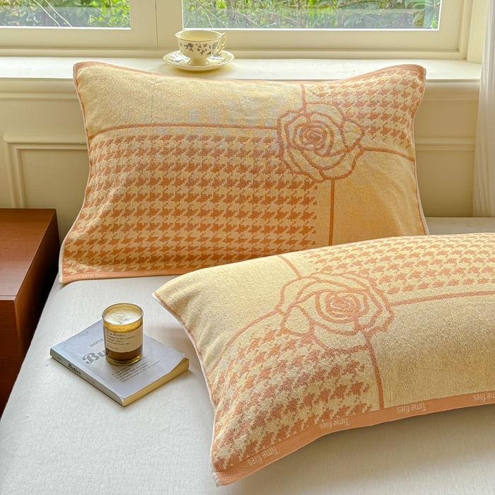 91家纺网 家纺一手货源 找家纺 （总）乐家毛巾被（工厂自产自销） 2026新款A类全棉纯棉色织提花抗菌毛圈枕巾