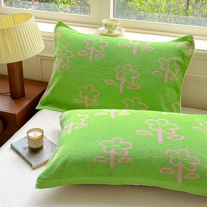 91家纺网 家纺一手货源 找家纺 （总）乐家毛巾被（工厂自产自销） 2026新款A类全棉纯棉色织提花抗菌毛圈枕巾