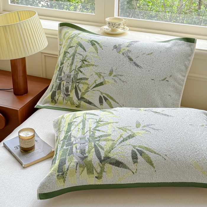 91家纺网 家纺一手货源 找家纺 （总）乐家毛巾被（工厂自产自销） 2026新款A类全棉纯棉色织提花抗菌毛圈枕巾