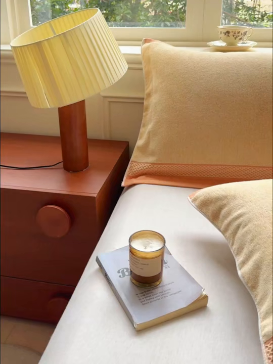 91家纺网 家纺一手货源 找家纺 乐家毛巾被（工厂自产自销） 2026新款A类全棉纯棉色织提花抗菌毛圈枕巾 斑斓黄