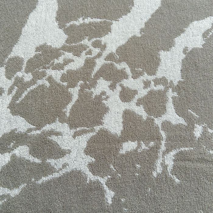 91家纺网 家纺一手货源 找家纺 乐家毛巾被（工厂自产自销） 2026新款A类全棉纯棉色织提花抗菌毛圈枕巾 斑斓灰