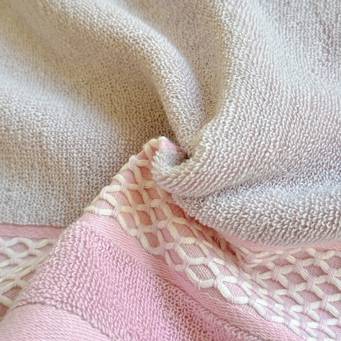 91家纺网 家纺一手货源 找家纺 乐家毛巾被（工厂自产自销） 2026新款A类全棉纯棉色织提花抗菌毛圈枕巾 斑斓紫