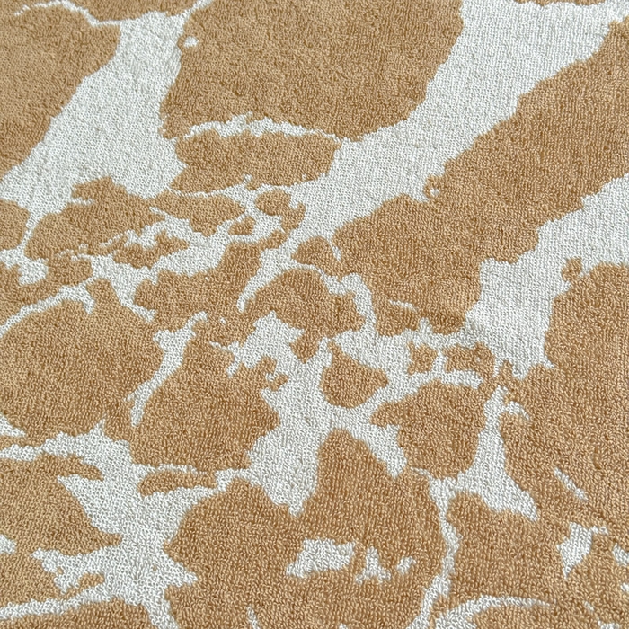 91家纺网 家纺一手货源 找家纺 乐家毛巾被（工厂自产自销） 2026新款A类全棉纯棉色织提花抗菌毛圈枕巾 斑斓棕