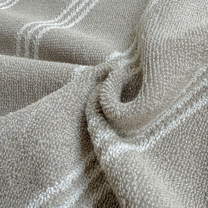 91家纺网 家纺一手货源 找家纺 乐家毛巾被（工厂自产自销） 2026新款A类全棉纯棉色织提花抗菌毛圈枕巾 斜纹灰