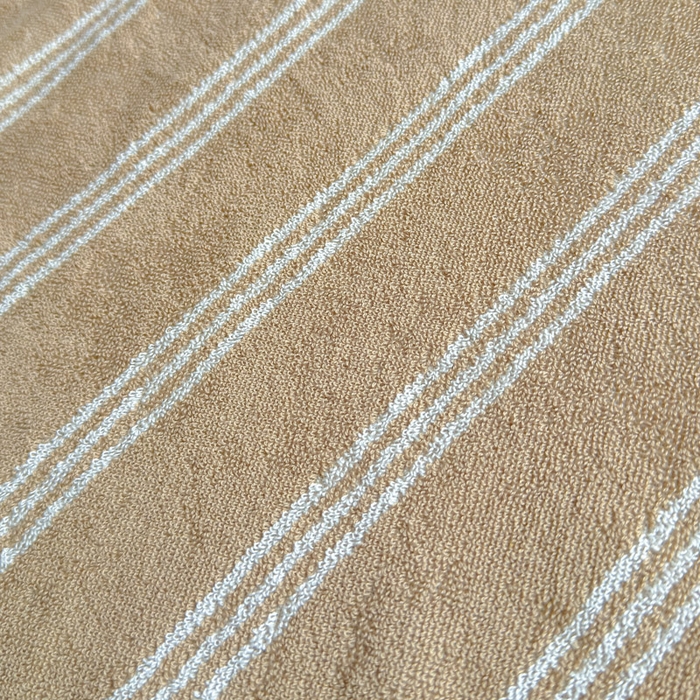 91家纺网 家纺一手货源 找家纺 乐家毛巾被（工厂自产自销） 2026新款A类全棉纯棉色织提花抗菌毛圈枕巾 斜纹棕