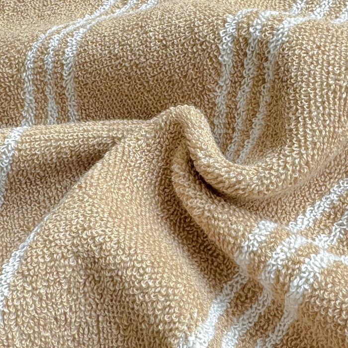 91家纺网 家纺一手货源 找家纺 乐家毛巾被（工厂自产自销） 2026新款A类全棉纯棉色织提花抗菌毛圈枕巾 斜纹棕