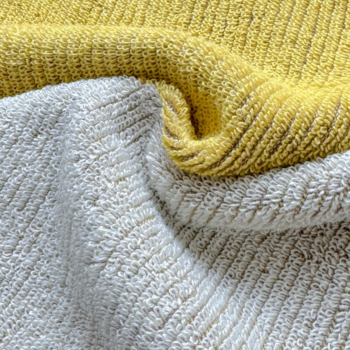 91家纺网 家纺一手货源 找家纺 乐家毛巾被（工厂自产自销） 2026新款A类全棉纯棉色织提花抗菌毛圈枕巾 棕边鸭梨