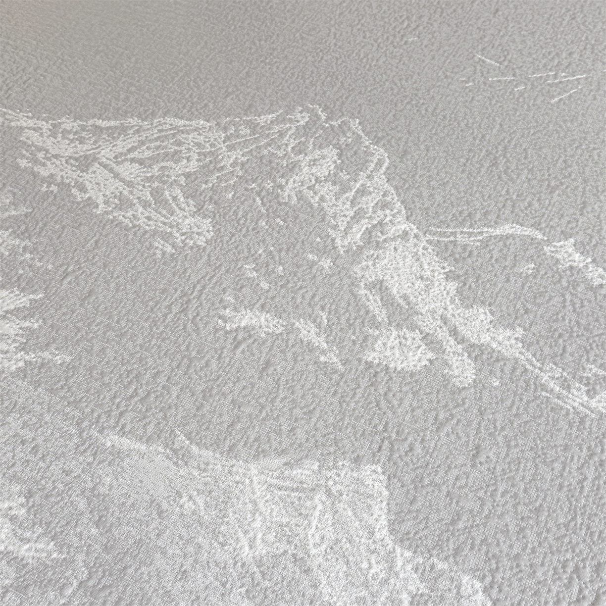 91家纺网 家纺一手货源 找家纺 慕木家纺 2026新款A类三明治复合乙纶提花冰豆豆花边床盖款床裙水墨丹青系列（提供买家秀） 水墨丹青-灰