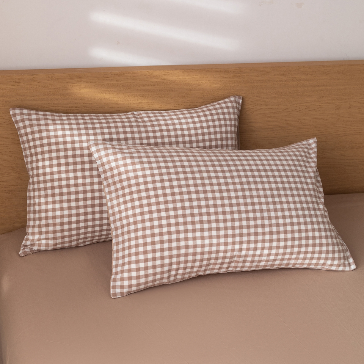 91家纺网 家纺一手货源 找家纺 安琪家纺 2026春夏新款色织水洗棉棉花夏被夏凉被空调被 咖小格