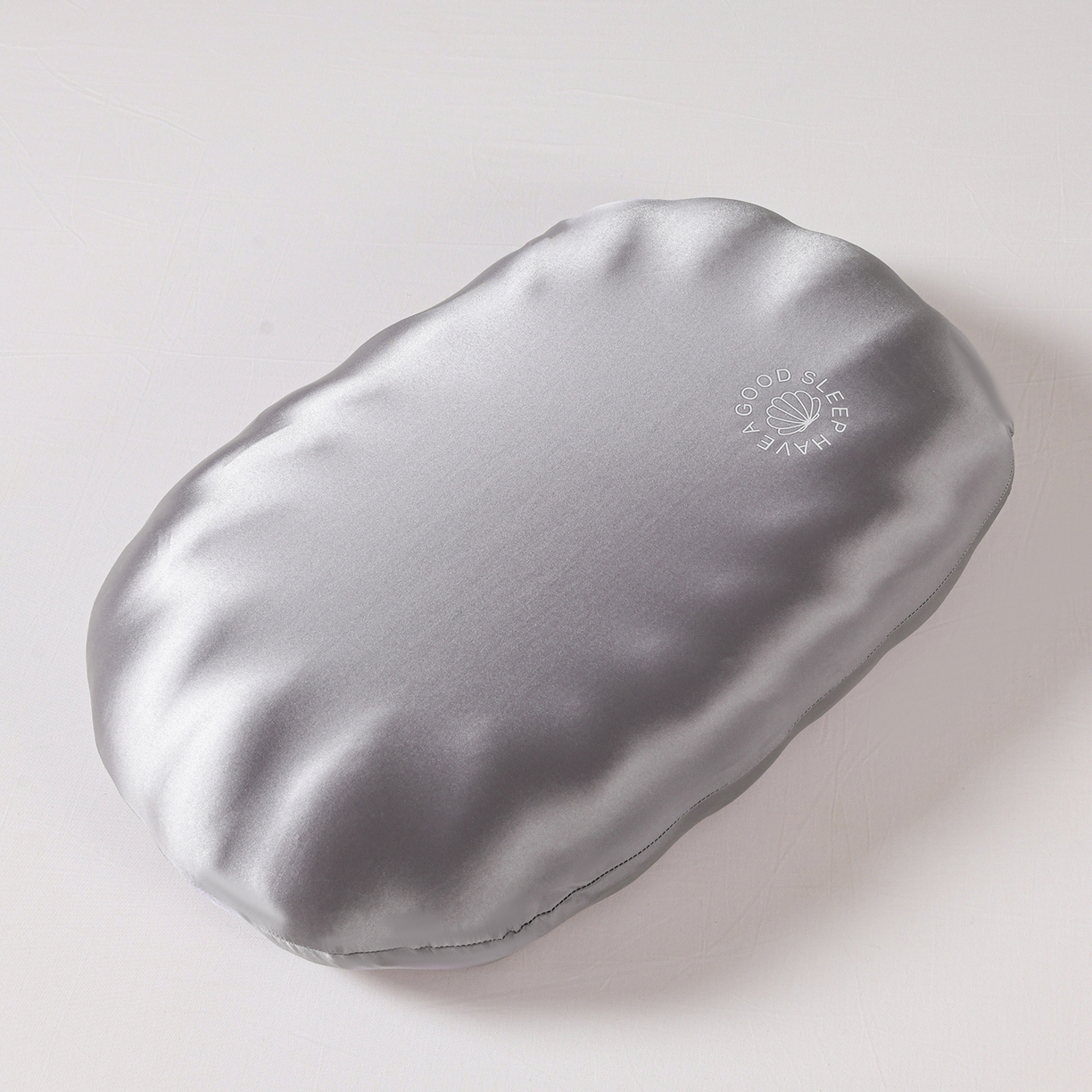 91家纺网 家纺一手货源 找家纺 圣靓家纺 2026春夏新款贝壳零压力生物基枕慢回弹护颈椎枕头记忆棉枕芯 灰色