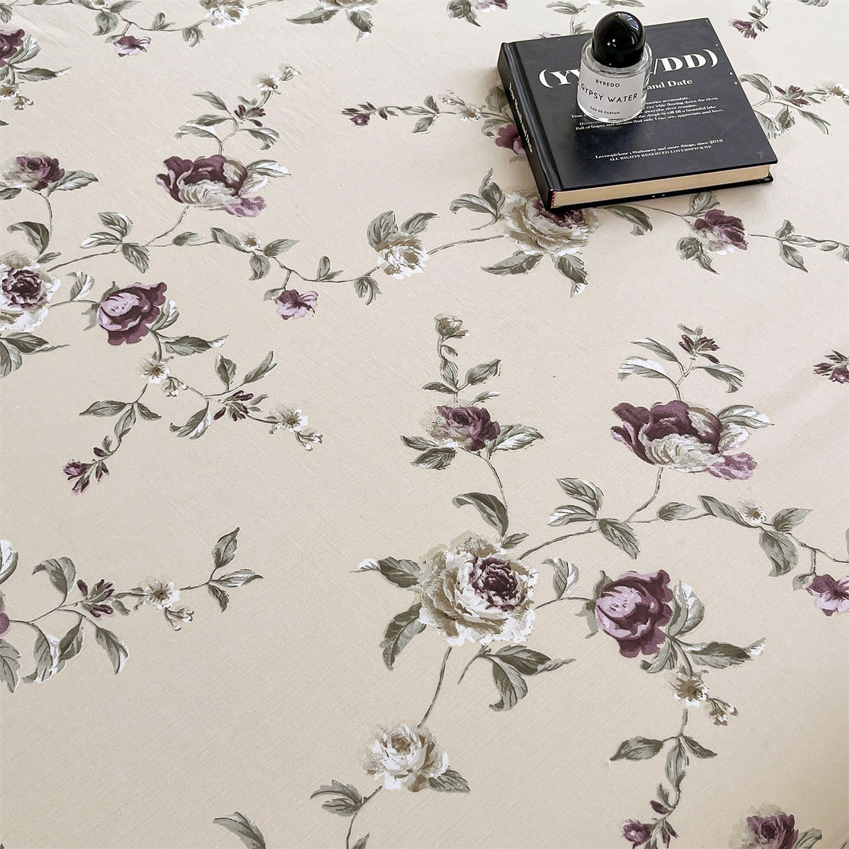 91家纺网 家纺一手货源 找家纺 慕木家纺 2026新款A类纯色印花慕丝棉床笠系列（抽空压缩可供跨境）（提供买家秀） 洛雅