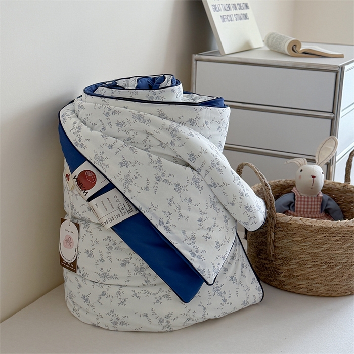 91家纺网 家纺一手货源 找家纺 （总）暖生活 2026新款A类冰皮氨纶凉感夏被 被子被芯