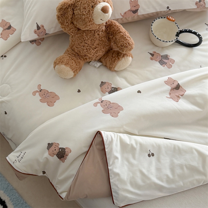 91家纺网 家纺一手货源 找家纺 暖生活 2026新款A类冰皮氨纶凉感夏被 被子被芯 咖熊