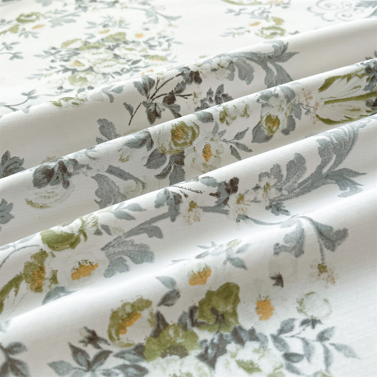 91家纺网 家纺一手货源 找家纺 慕木家纺 2026新款A类纯色印花慕丝棉床笠系列（抽空压缩可供跨境）（提供买家秀） 清漫