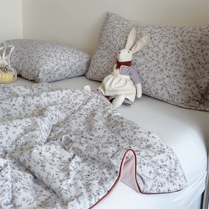 91家纺网 家纺一手货源 找家纺 暖生活 2026新款A类冰皮氨纶凉感夏被 被子被芯 晚香玉