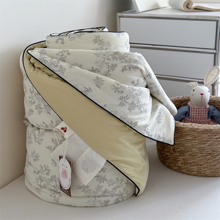 暖生活 2026新款A类冰皮氨纶凉感夏被 被子被芯 午夜巴黎