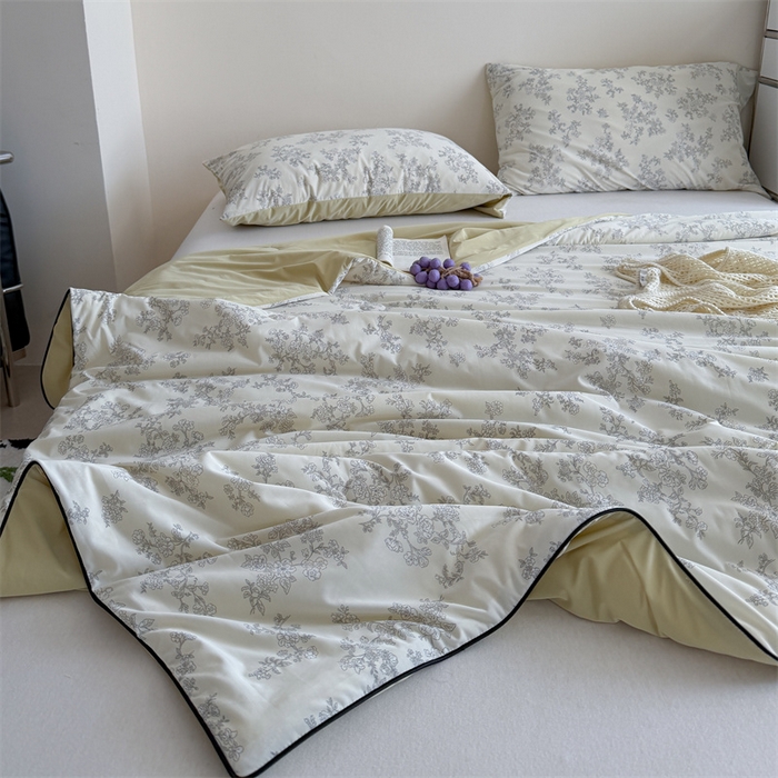 91家纺网 家纺一手货源 找家纺 暖生活 2026新款A类冰皮氨纶凉感夏被 被子被芯 午夜巴黎