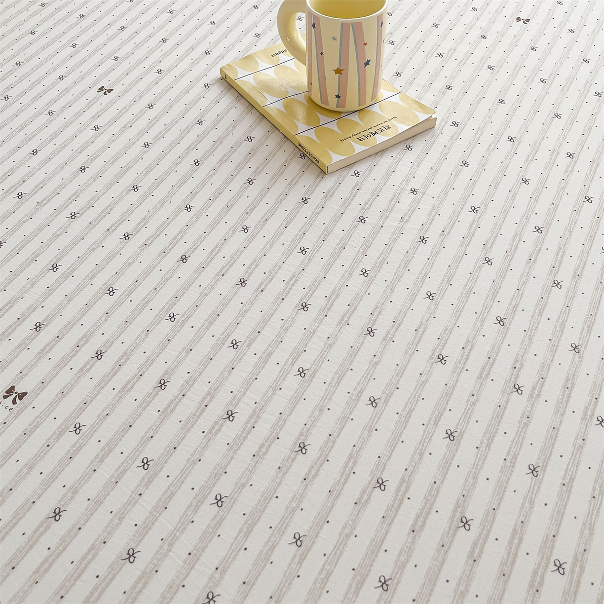 91家纺网 家纺一手货源 找家纺 慕木家纺 2026新款A类纯色印花慕丝棉床笠系列（抽空压缩可供跨境）（提供买家秀） 波点序章