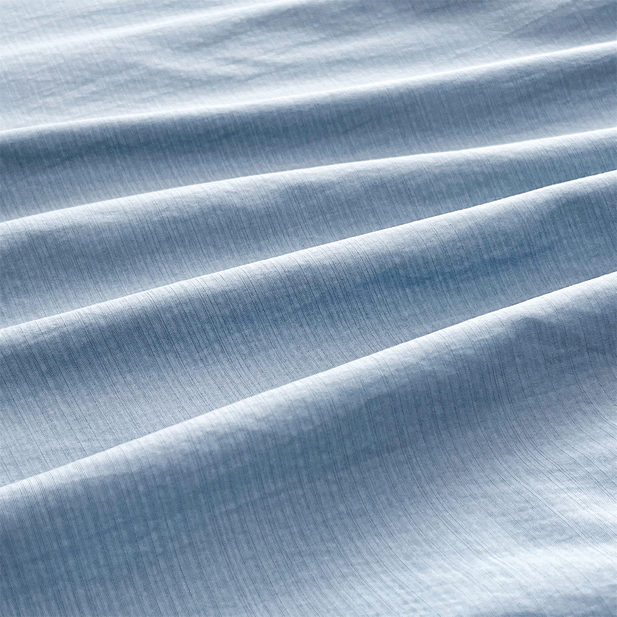 91家纺网 家纺一手货源 找家纺 慕木家纺 2026新款A类纯色印花慕丝棉床笠系列（抽空压缩可供跨境）（提供买家秀） 宾利蓝