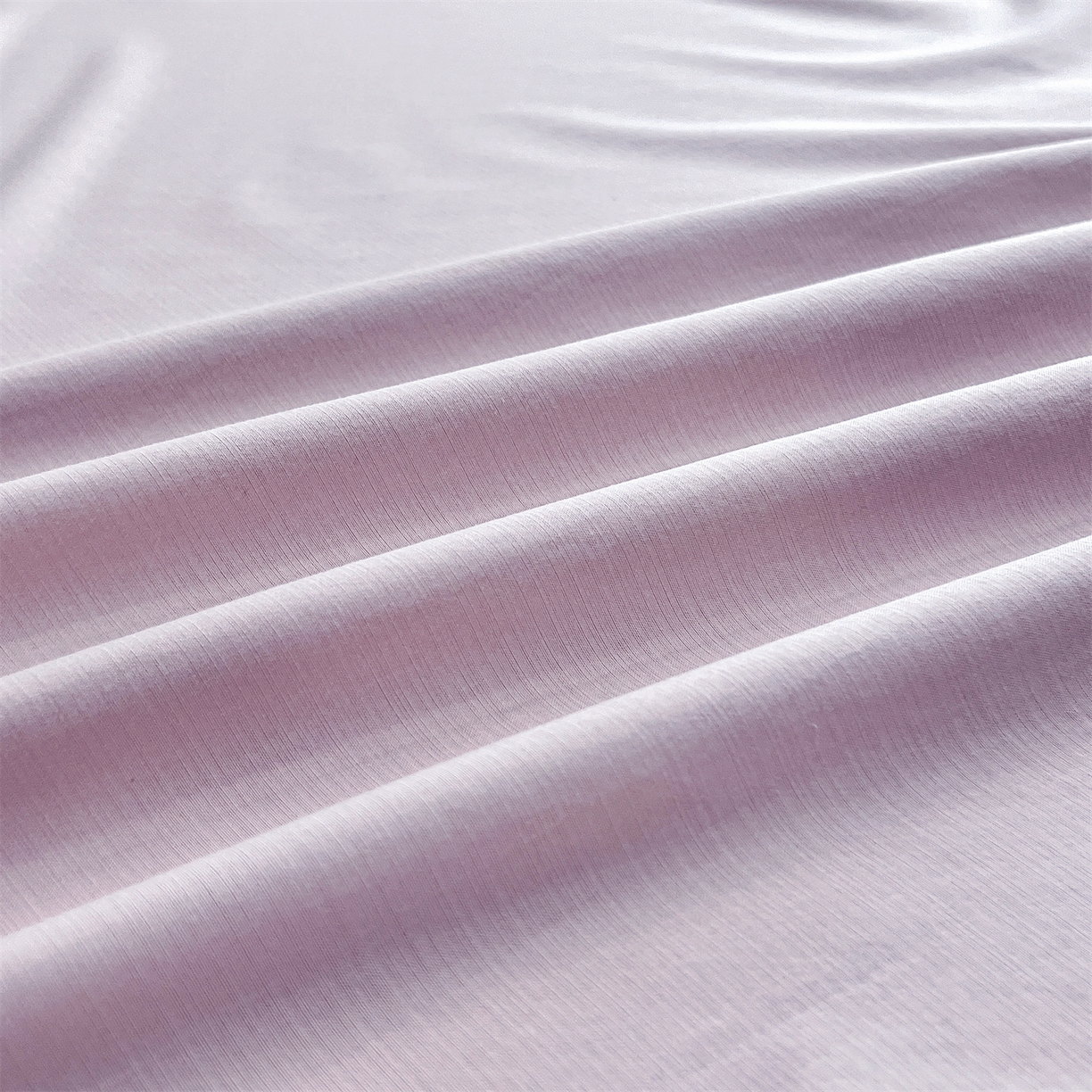 91家纺网 家纺一手货源 找家纺 慕木家纺 2026新款A类纯色印花慕丝棉床笠系列（抽空压缩可供跨境）（提供买家秀） 香薰紫