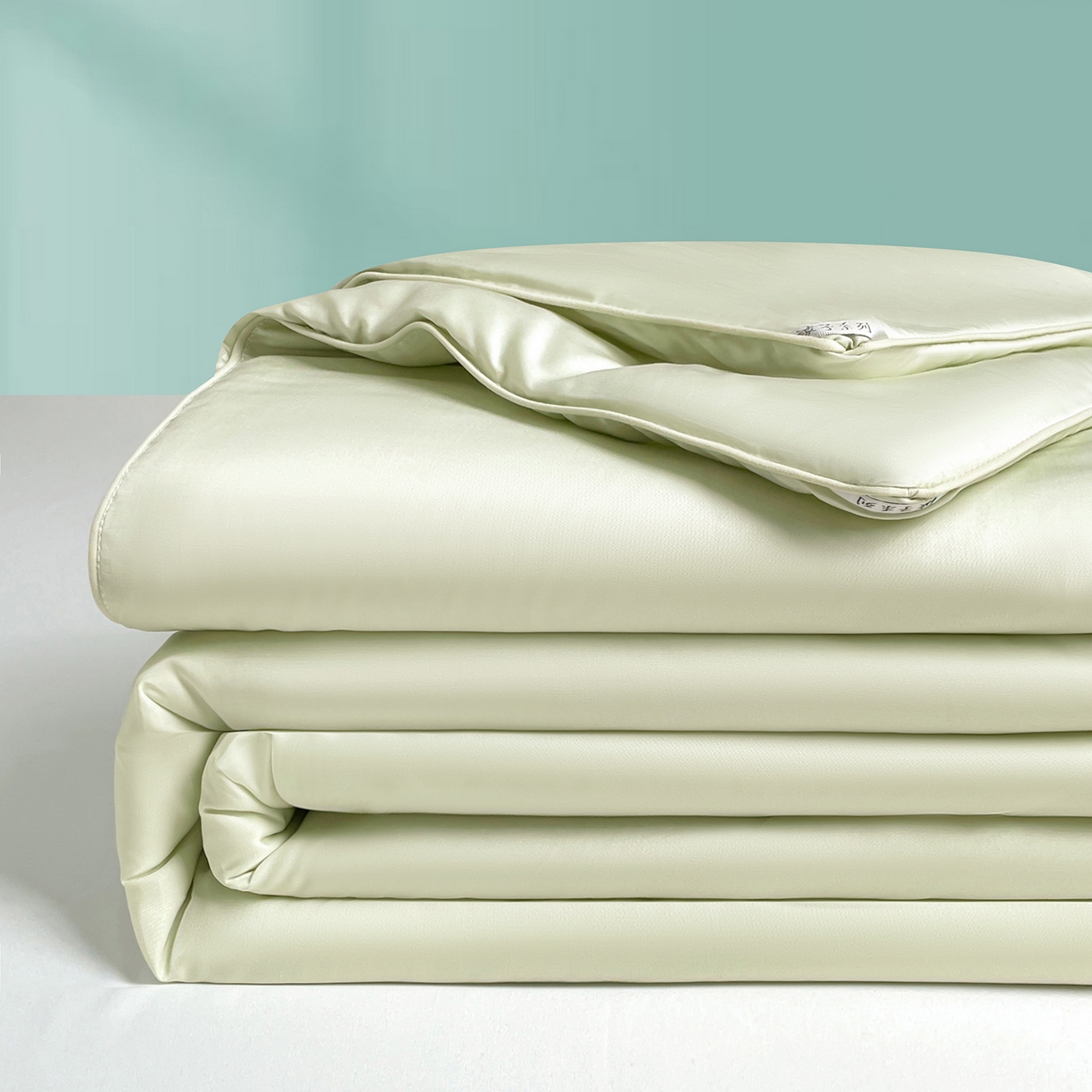 91家纺网 家纺一手货源 找家纺 （总）尊妙被业 2026春夏新款莱赛尔天丝夏被蚕蛹蛋白夏被夏凉被空调被四件套-纯色款