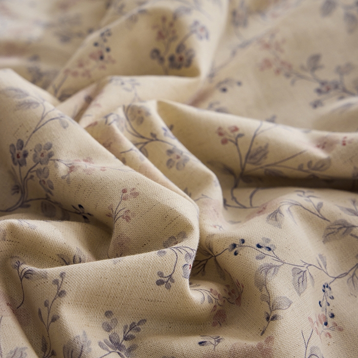 91家纺网 家纺一手货源 找家纺 蜜柚 2026新款麻本纪韩版复古雨露棉麻夏被夏凉被空调被 风信紫