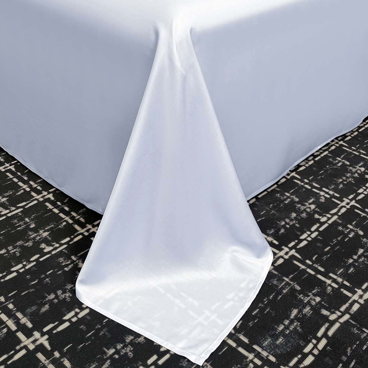 91家纺网 家纺一手货源 找家纺 尊妙被业 2026春夏新款莱赛尔天丝夏被蚕蛹蛋白夏被夏凉被空调被四件套-纯色款 垦丁蓝