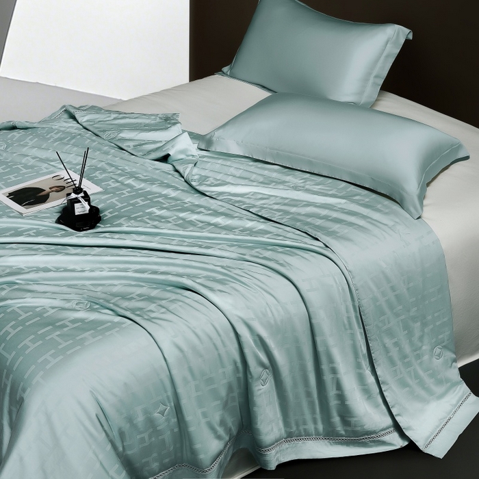 91家纺网 家纺一手货源 找家纺 （总）蜜柚 2026新款卡伦50s莱赛尔天丝提花夏被夏凉被空调被