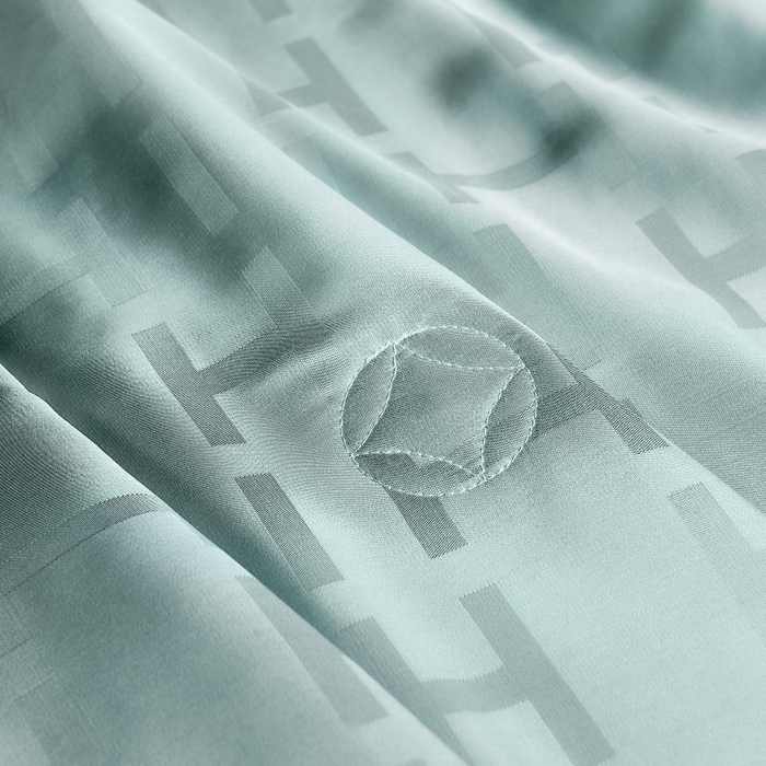 91家纺网 家纺一手货源 找家纺 蜜柚 2026新款卡伦50s莱赛尔天丝提花夏被夏凉被空调被 卡伦蓝