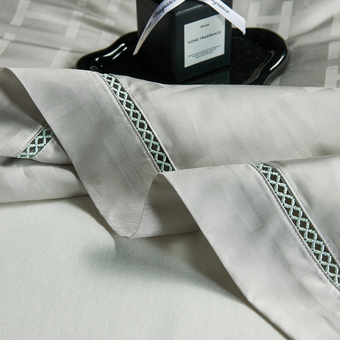 91家纺网 家纺一手货源 找家纺 蜜柚 2026新款卡伦50s莱赛尔天丝提花夏被夏凉被空调被 卡伦灰