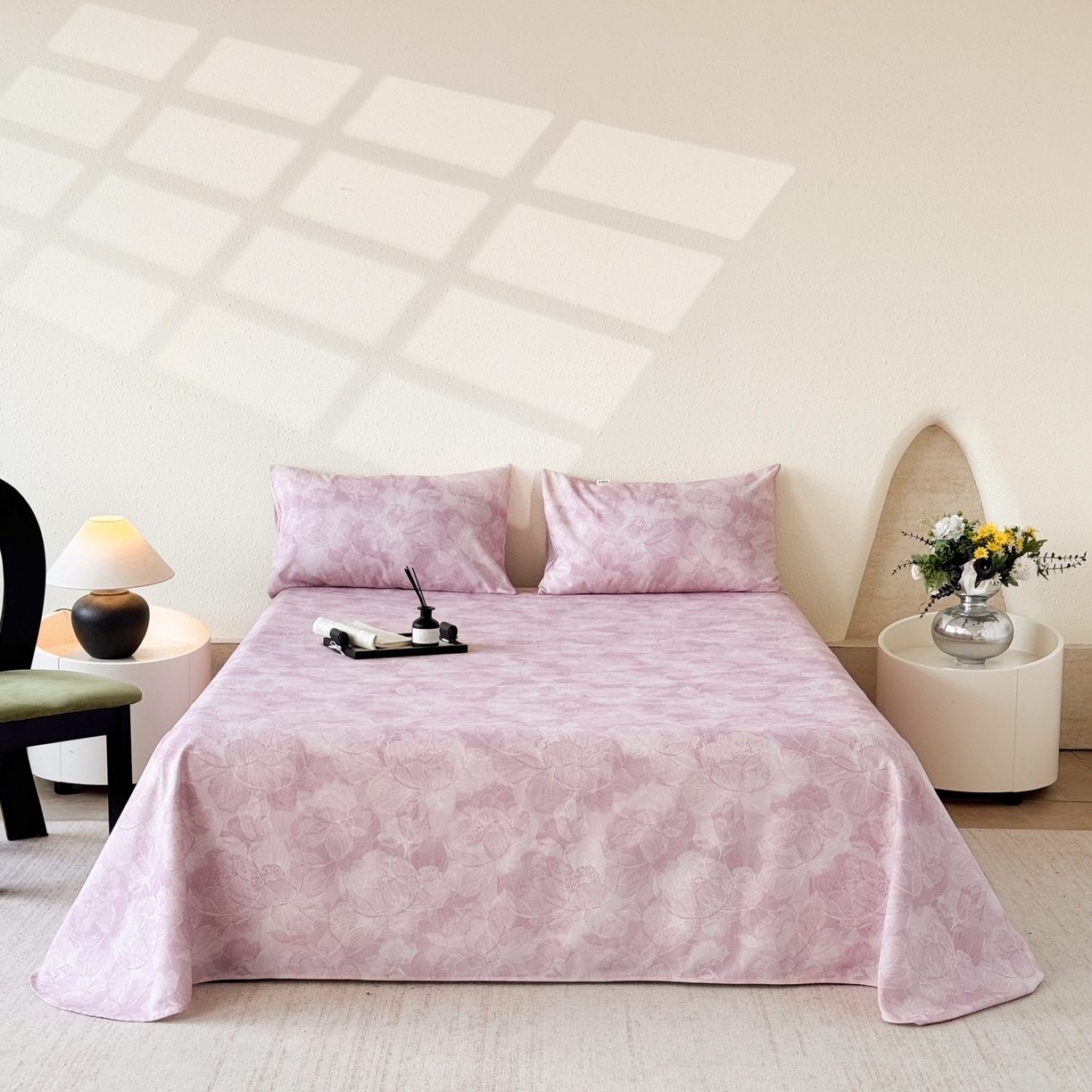 91家纺网 家纺一手货源 找家纺 （总）遇安家纺 2026年新款原棉老粗布凉席三件套