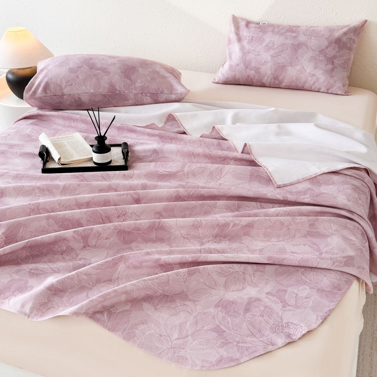 91家纺网 家纺一手货源 找家纺 （总）遇安家纺 2026年新款原棉老粗布凉席三件套