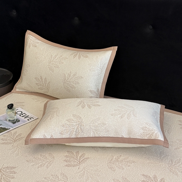 91家纺网 家纺一手货源 找家纺 喜梦缘家纺 2026新款复合中分子PE100%聚乙烯乙纶色织提花凉感软凉席席子 叶语