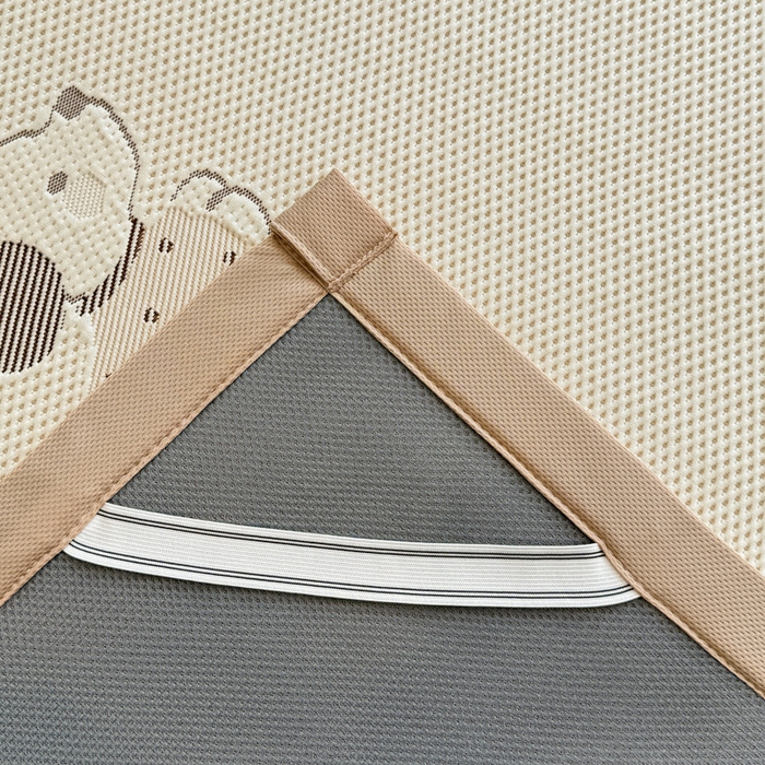 91家纺网 家纺一手货源 找家纺 喜梦缘家纺 2026新款复合中分子PE100%聚乙烯乙纶色织提花凉感软凉席席子 腊肠狗