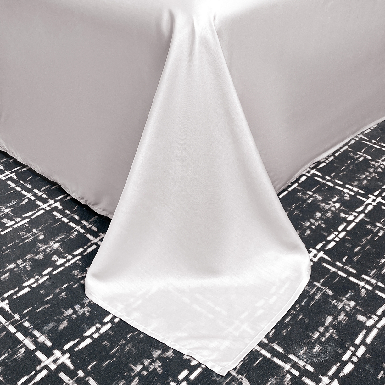 91家纺网 家纺一手货源 找家纺 尊妙被业 2026春夏新款莱赛尔天丝夏被蚕蛹蛋白夏被夏凉被空调被四件套-印花款 林屿间-粉