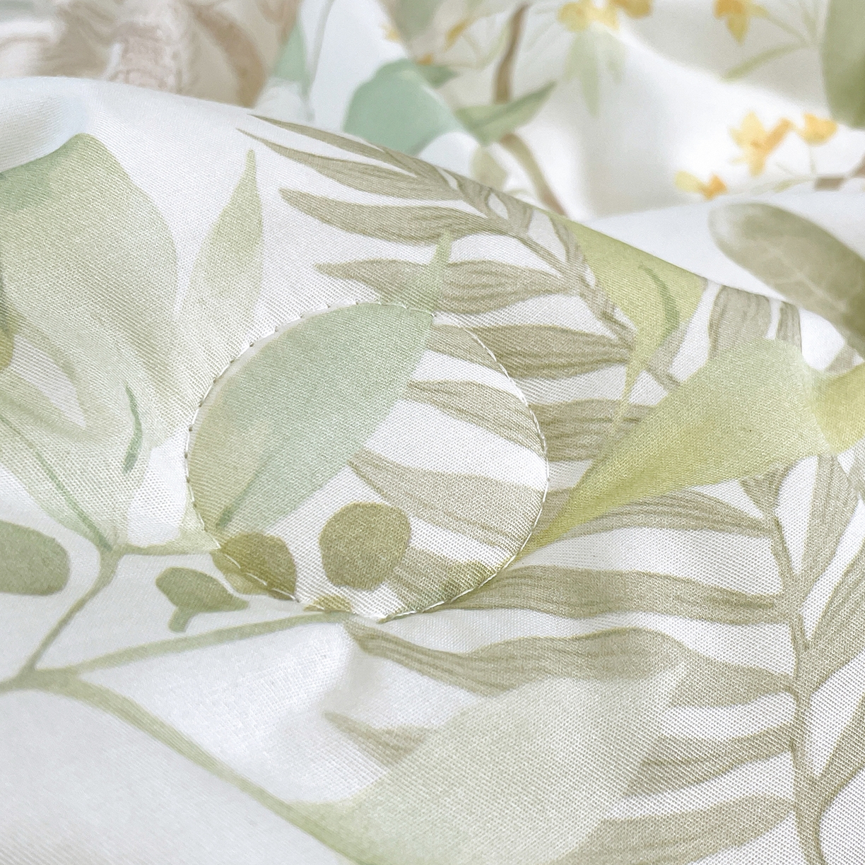 91家纺网 家纺一手货源 找家纺 尊妙被业 2026春夏新款莱赛尔天丝夏被蚕蛹蛋白夏被夏凉被空调被四件套-印花款 蔓行-绿