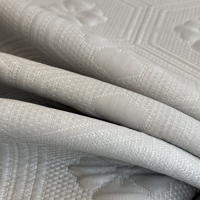 91家纺网 家纺一手货源 找家纺 喜梦缘家纺 2026新款复合中分子PE100%聚乙烯乙纶色织提花凉感软凉席席子 四叶草-灰