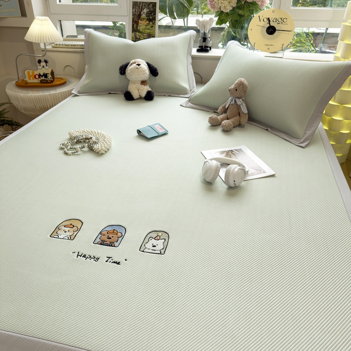 91家纺网 家纺一手货源 找家纺 （总）眠多宝（绒多宝） 2026新款可机洗冰豆豆冰丝席凉席席子a类母婴级婴儿可用凉感值过0.21夏天