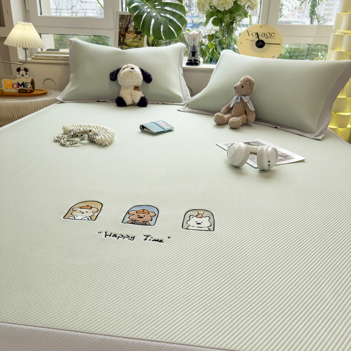 91家纺网 家纺一手货源 找家纺 （总）眠多宝（绒多宝） 2026新款可机洗冰豆豆冰丝席凉席席子a类母婴级婴儿可用凉感值过0.21夏天