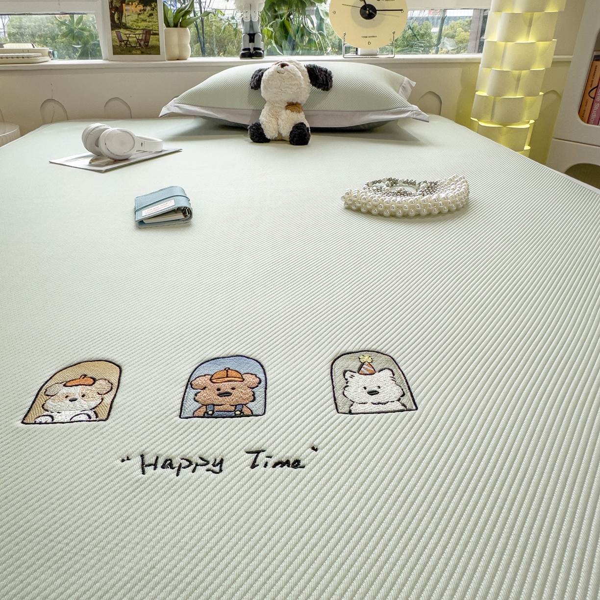 91家纺网 家纺一手货源 找家纺 （总）眠多宝（绒多宝） 2026新款可机洗冰豆豆冰丝席凉席席子a类母婴级婴儿可用凉感值过0.21夏天