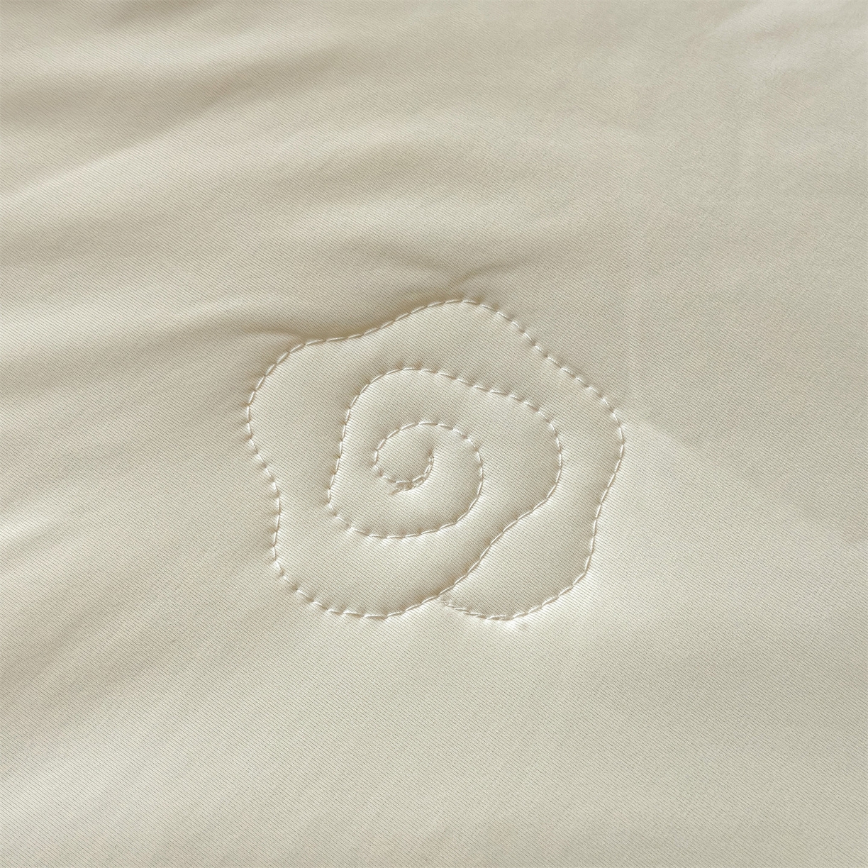 91家纺网 家纺一手货源 找家纺 雯豆家纺 【10A抗菌】2026新款氨纶凉感丝花边夏被夏凉被夏季冰丝空调被子被芯 氨纶花边夏被-奶黄