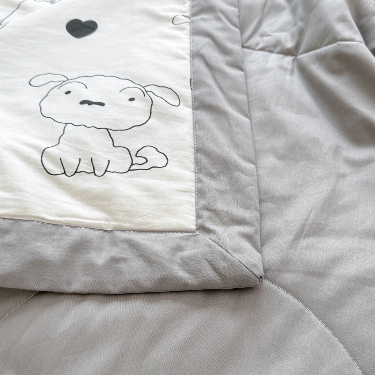 91家纺网 家纺一手货源 找家纺 雅萱家纺 2026新款里外全棉棉花夏被蜡笔小新系列 夏被-素描小新