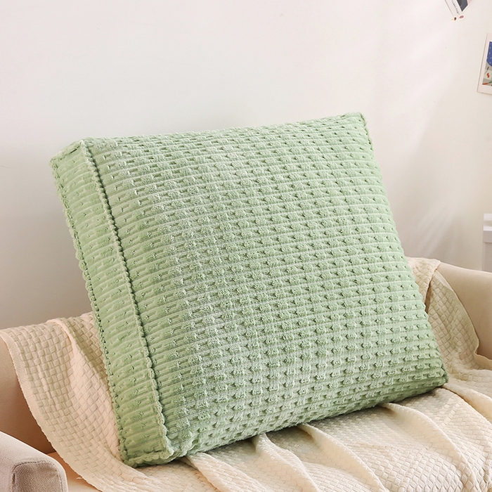 91家纺网 家纺一手货源 找家纺 （总）永光家居 2026竹节绒方垫靠枕床头靠垫抱枕大靠背